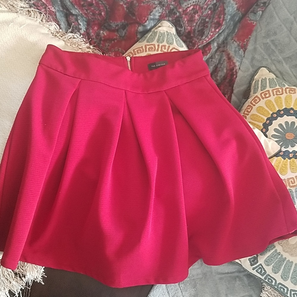 🎁🎄Red Skirt. Like new. The Limited Size 4